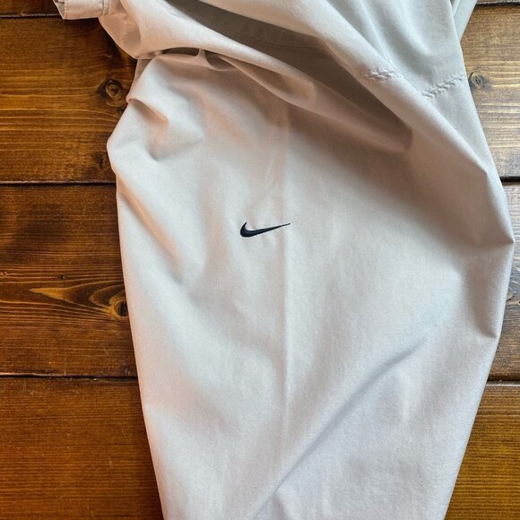 Nike Golf Pullover Windbreaker Mens size Medium Long Sleeve 1/4 Snap Elastic Hem - Picture 12 of 13